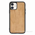 Simple Shockproof Bamboo Wood Phone Case for iPhone